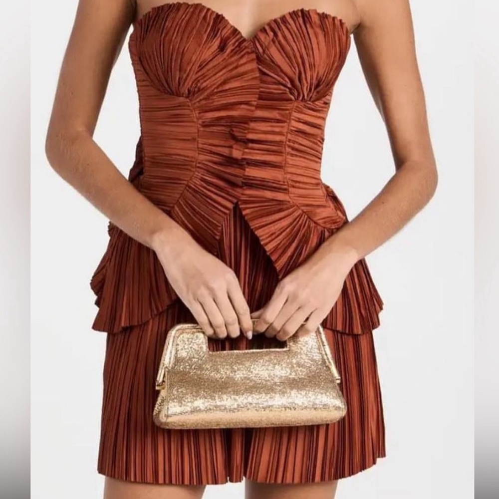 Cult Gaia Charlique Dress in Tannin Size 2